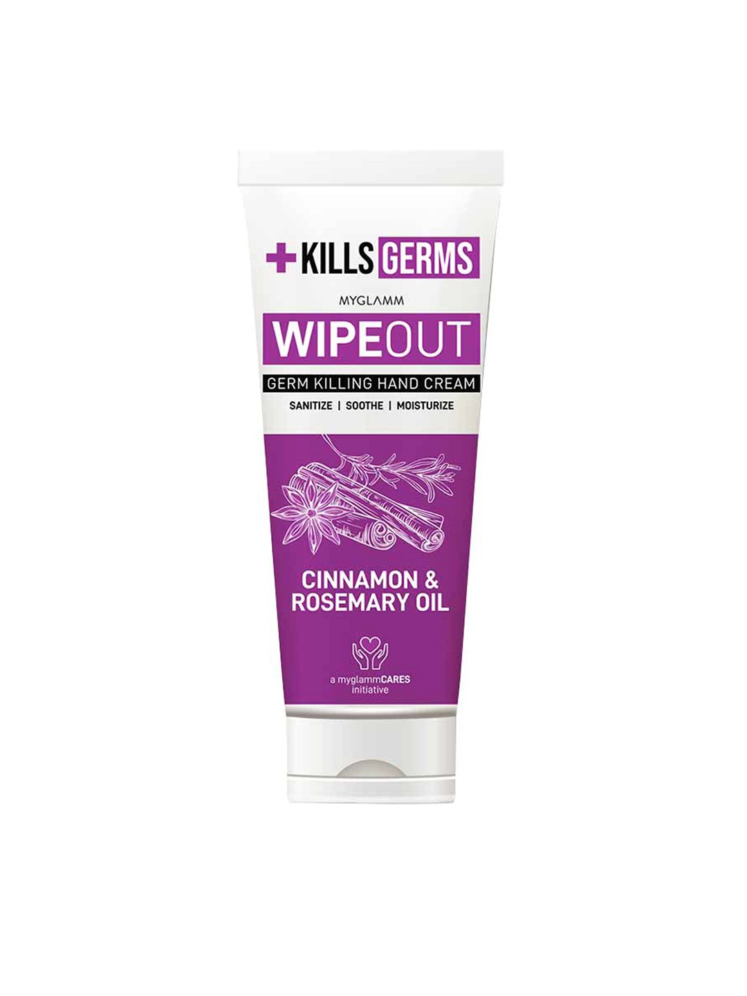 

MyGlamm Wipeout Germ Killing Hand Cream - 60 g, White
