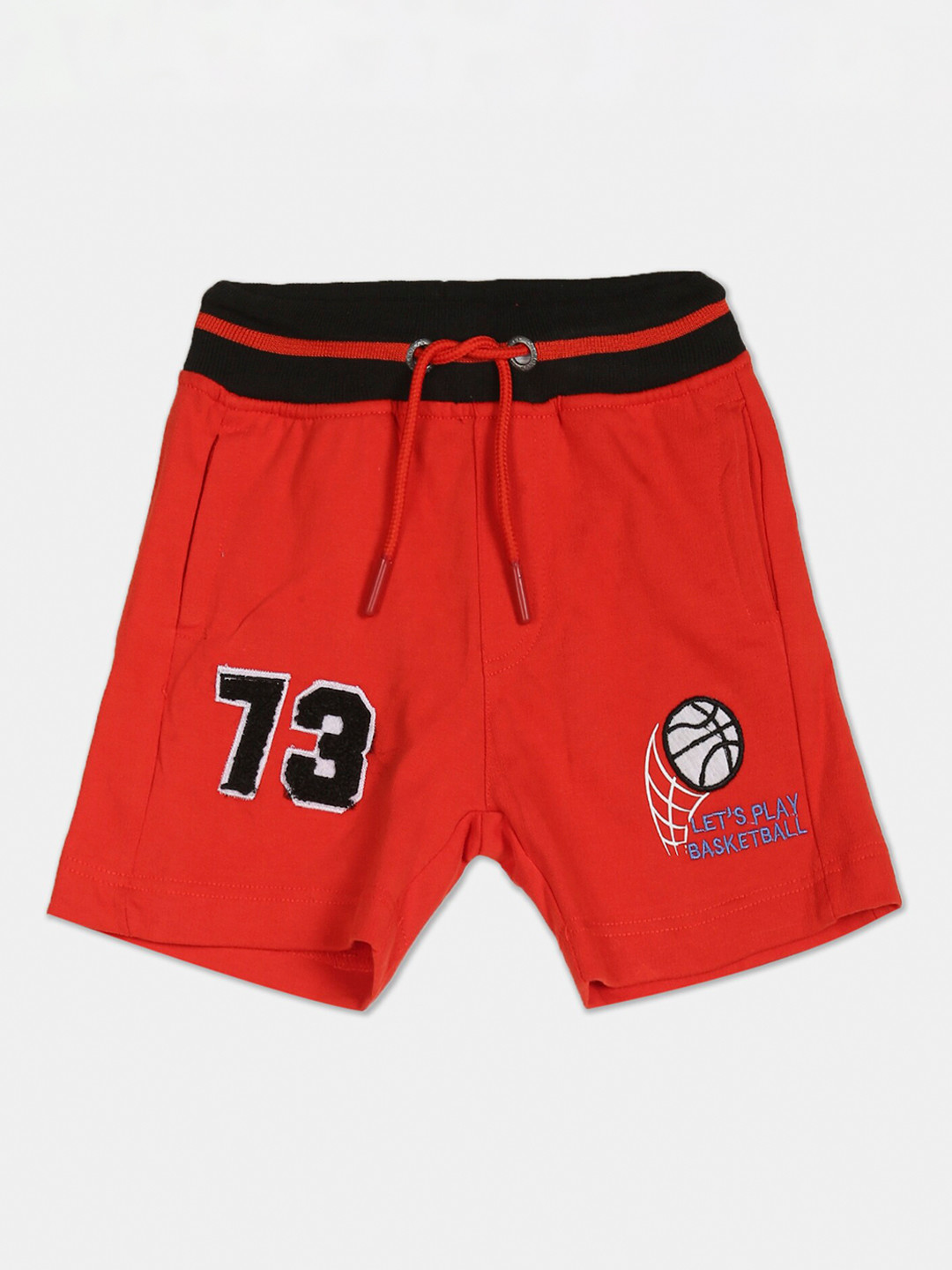 

Cherokee Boys Orange Printed Mid-Rise Regular Shorts