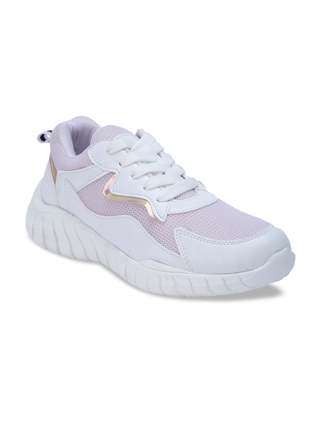 

DEAS Women White Colourblocked Sneakers