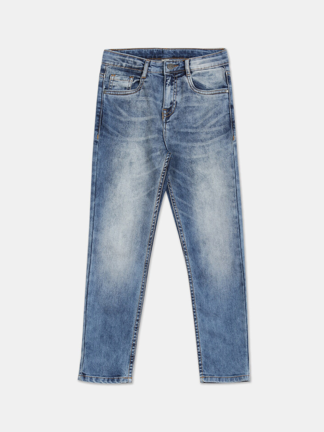 

Cherokee Boys Blue Heavy Fade Stretchable Jeans