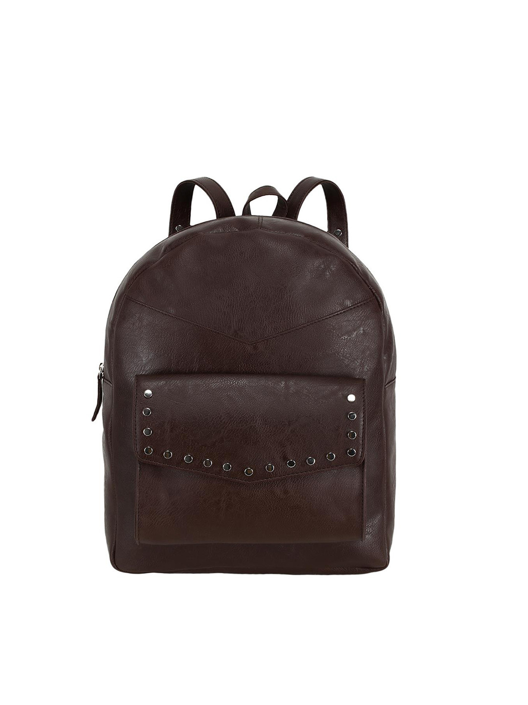 

Bagsy Malone Women Brown Solid Backpack