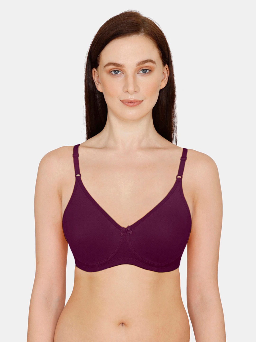 

Rosaline by Zivame Purple Half Coverage T-shirt Bra