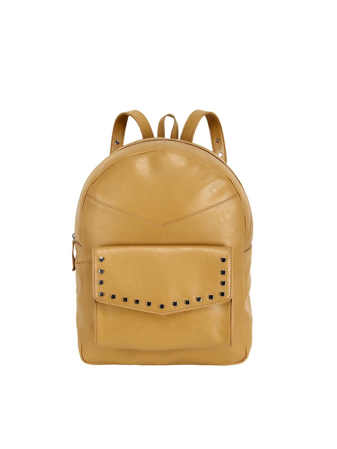 

Bagsy Malone Women Camel Brown Embellished Backpack