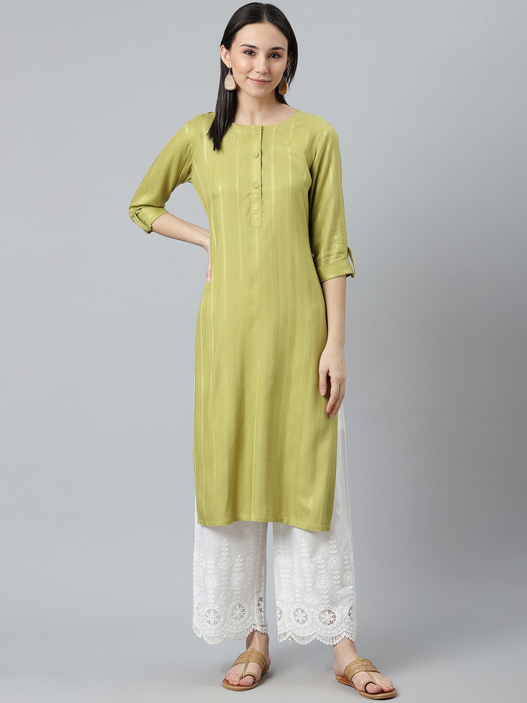 

Libas Women Green Kurta