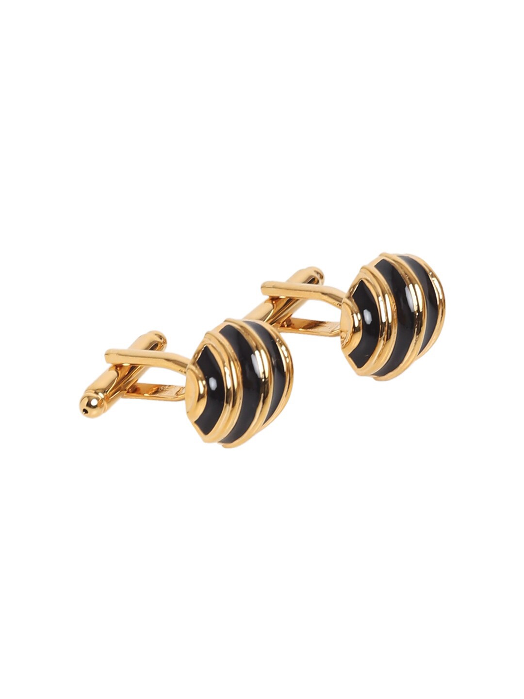 

Alvaro Castagnino Gold & Black Party Cufflink