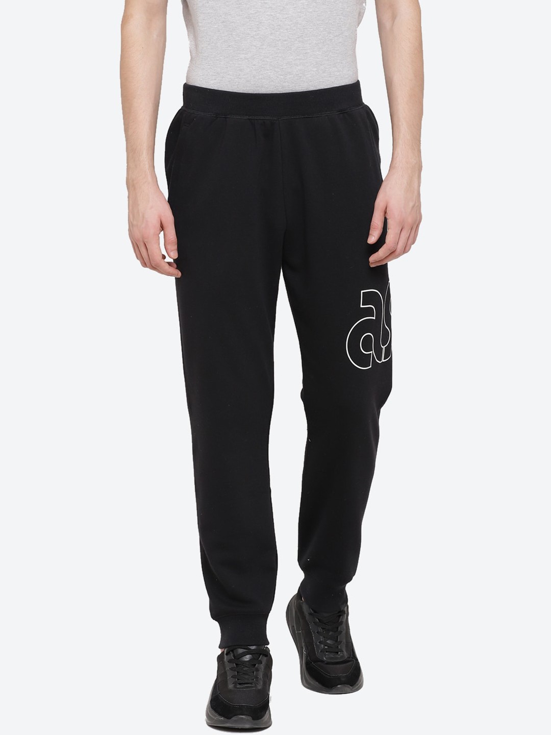 

ASICS Ft Men Black Solid Joggers