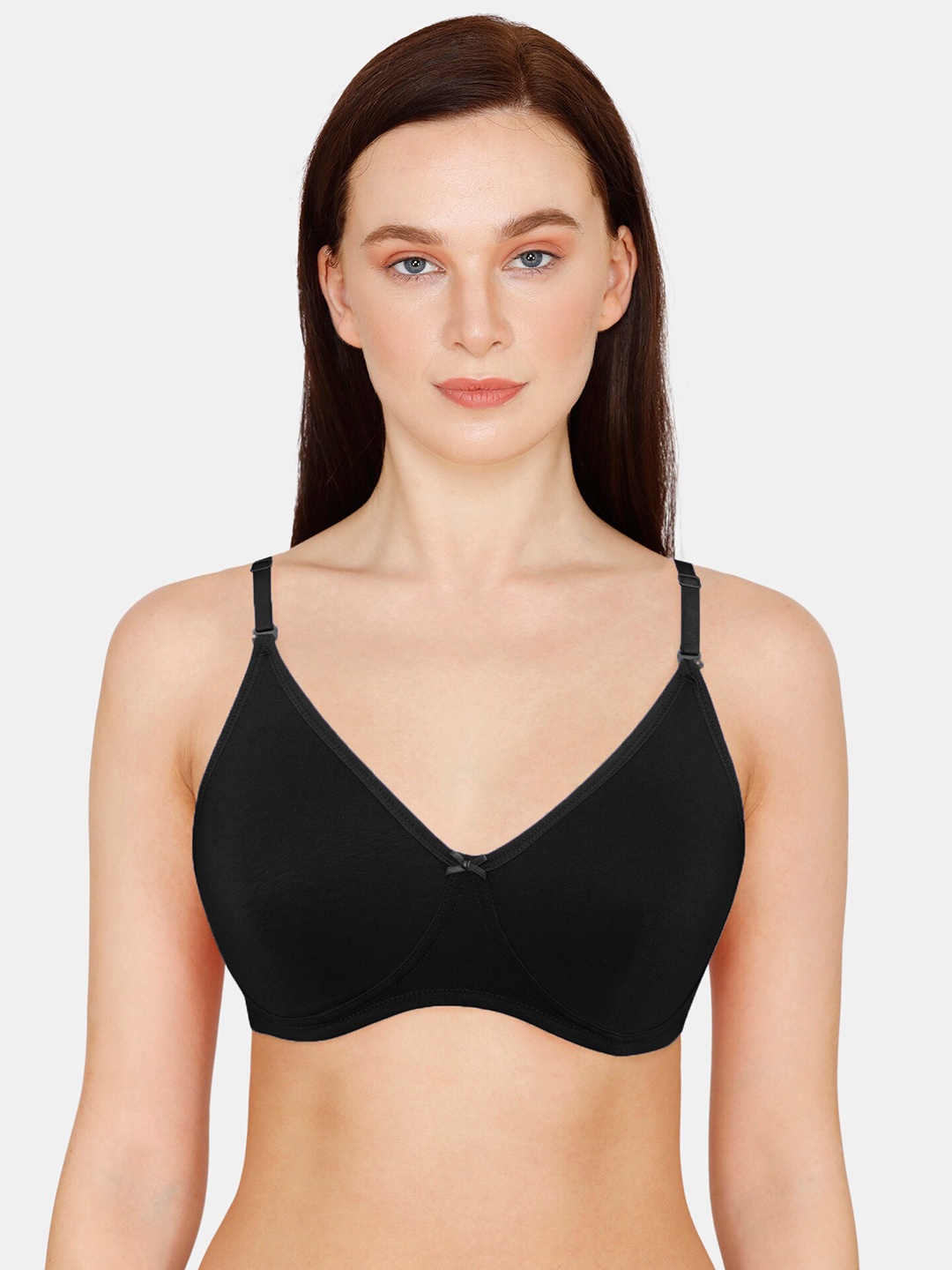 

Rosaline by Zivame Black Full Coverage T-shirt Bra - RO1037FASH0BLAK