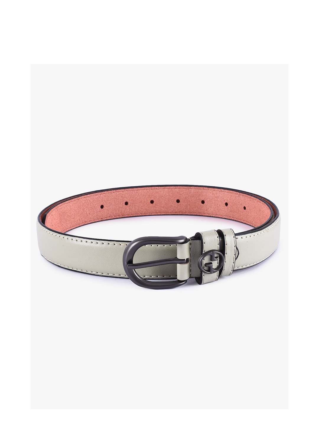 

BuckleUp Women Olive Green Solid Belt