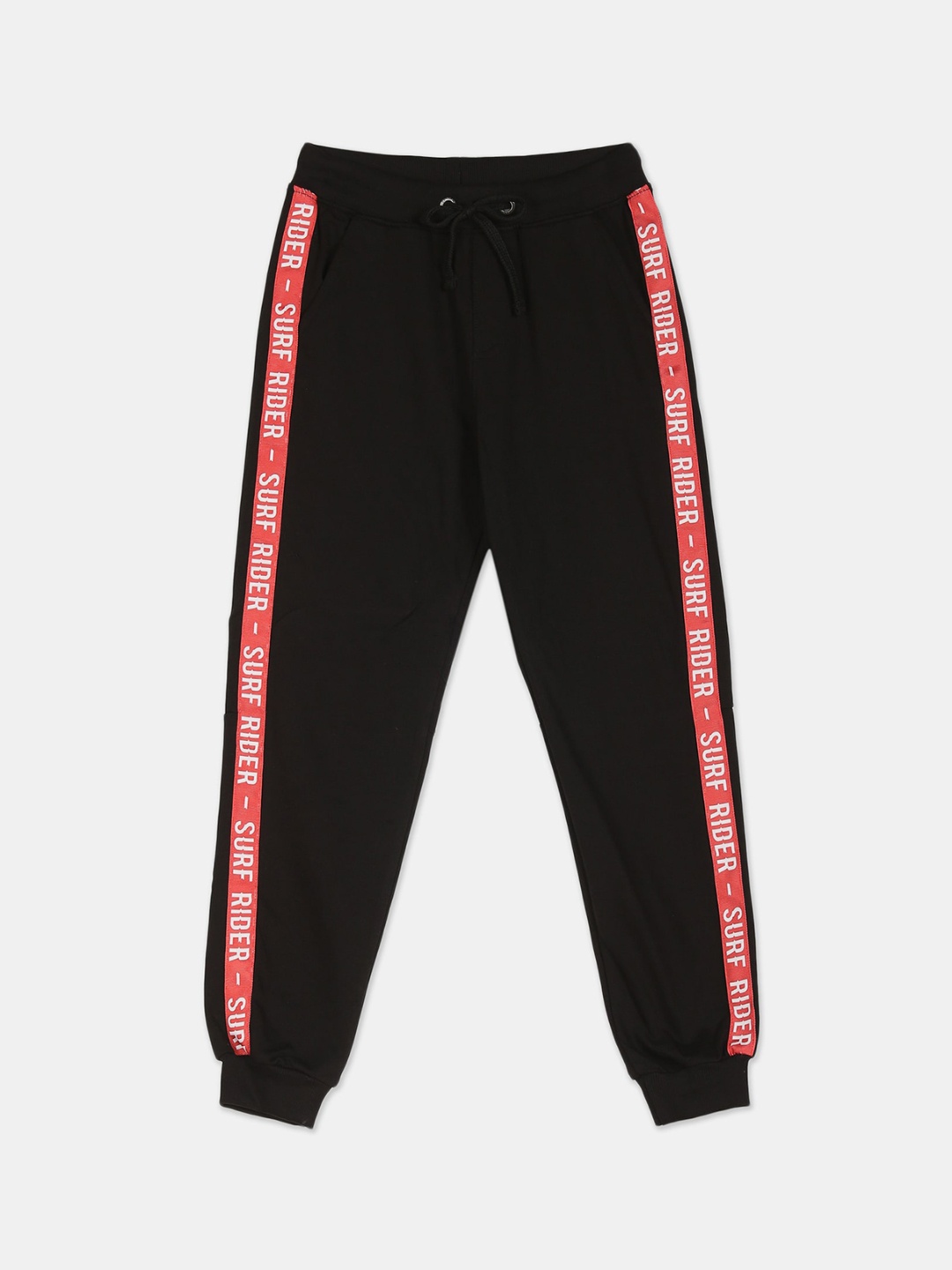 

Cherokee Boys Black Solid Joggers