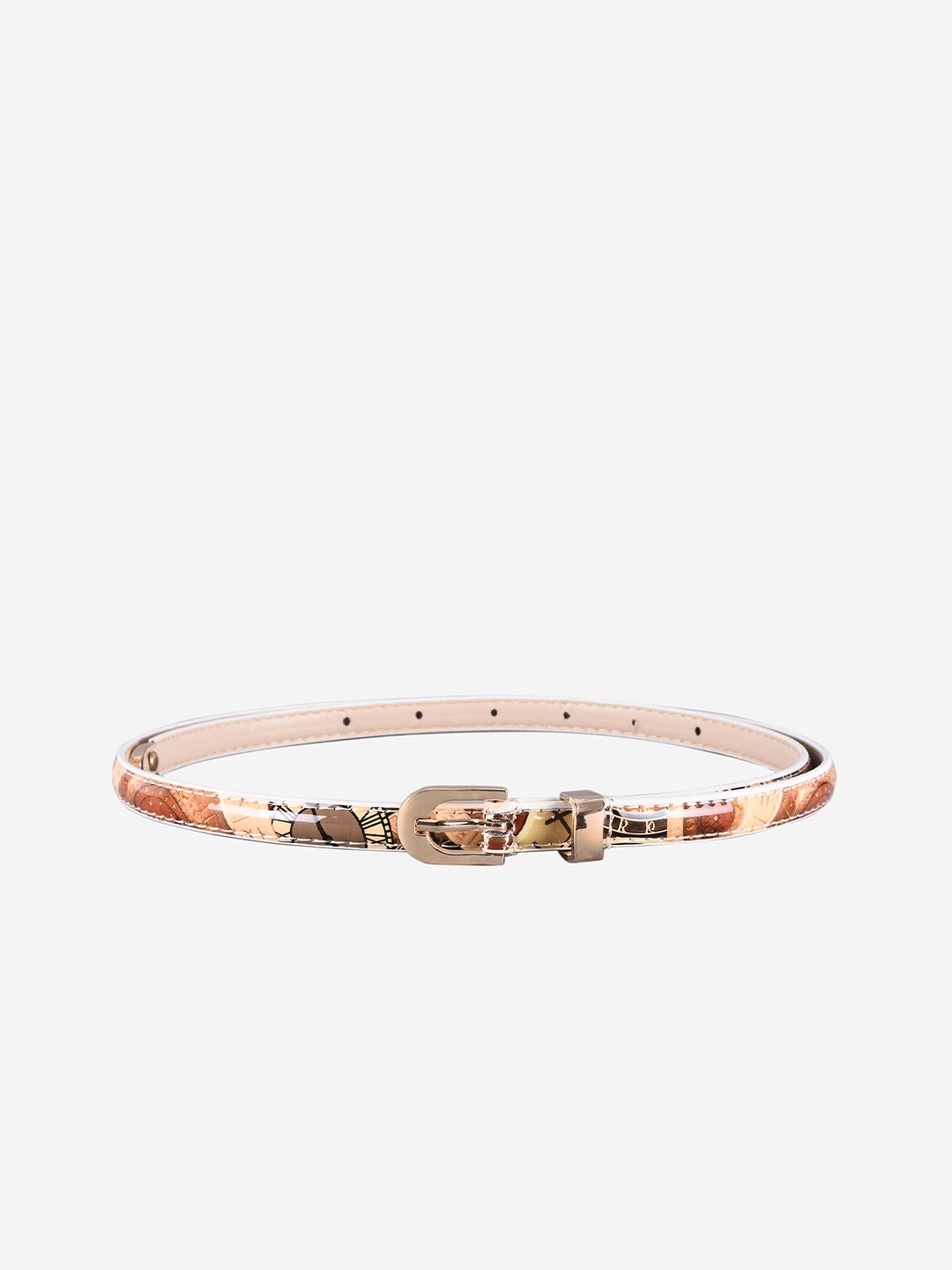 

BuckleUp Women Pink Printed Belt