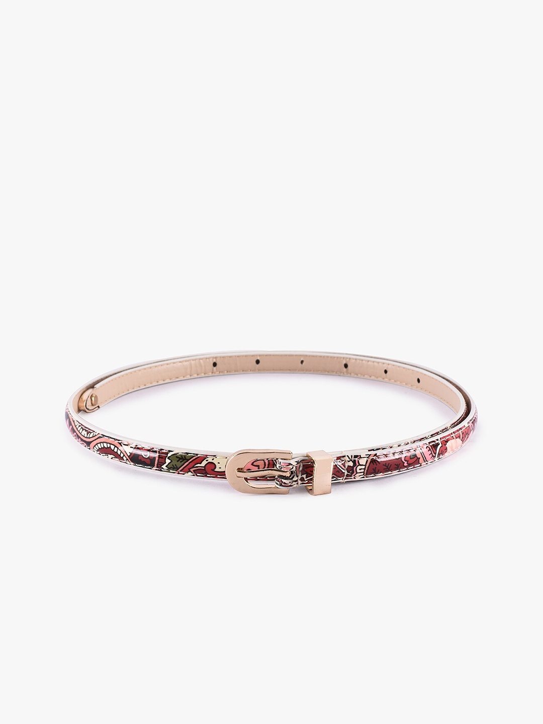 

BuckleUp Women Brown Printed Belt