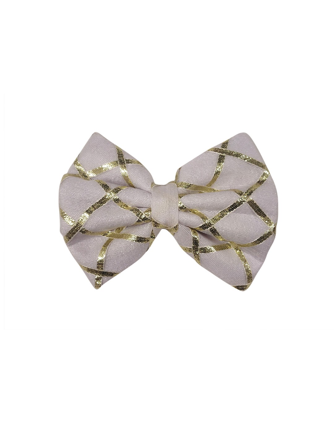 

ONE on ONE Girls White & Gold-Toned Lace Alligator Hair Clip