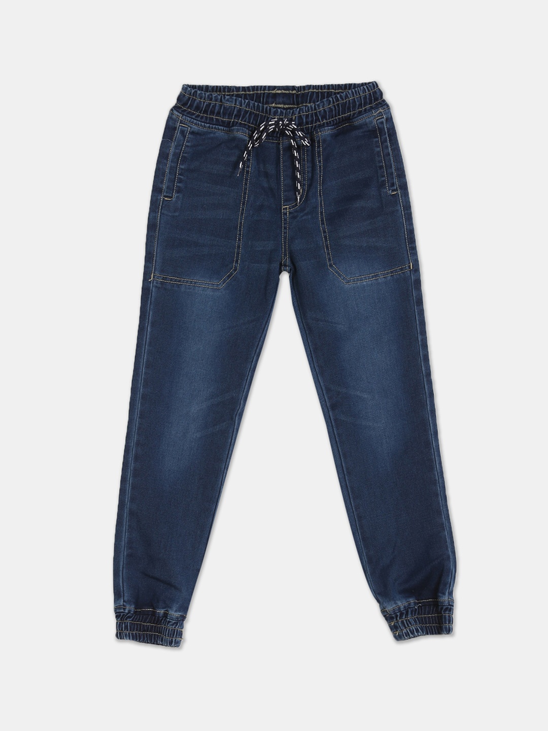 

Cherokee Boys Blue Jogger Clean Look Light Fade Stretchable Jeans