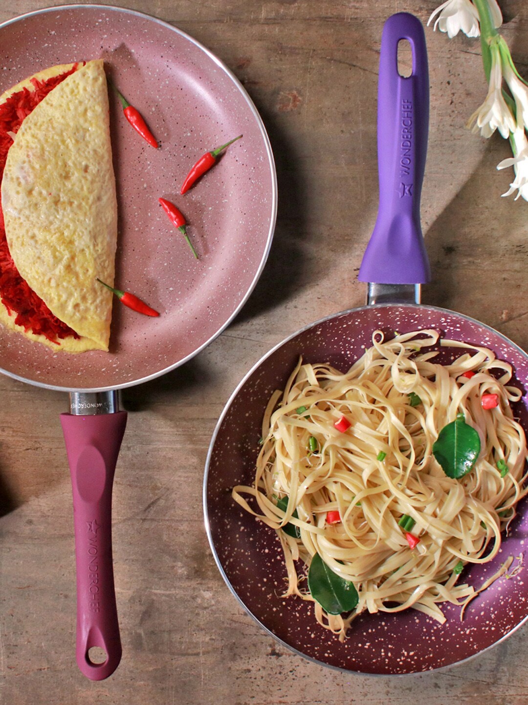 

Wonderchef Purple Solid Fry Pan