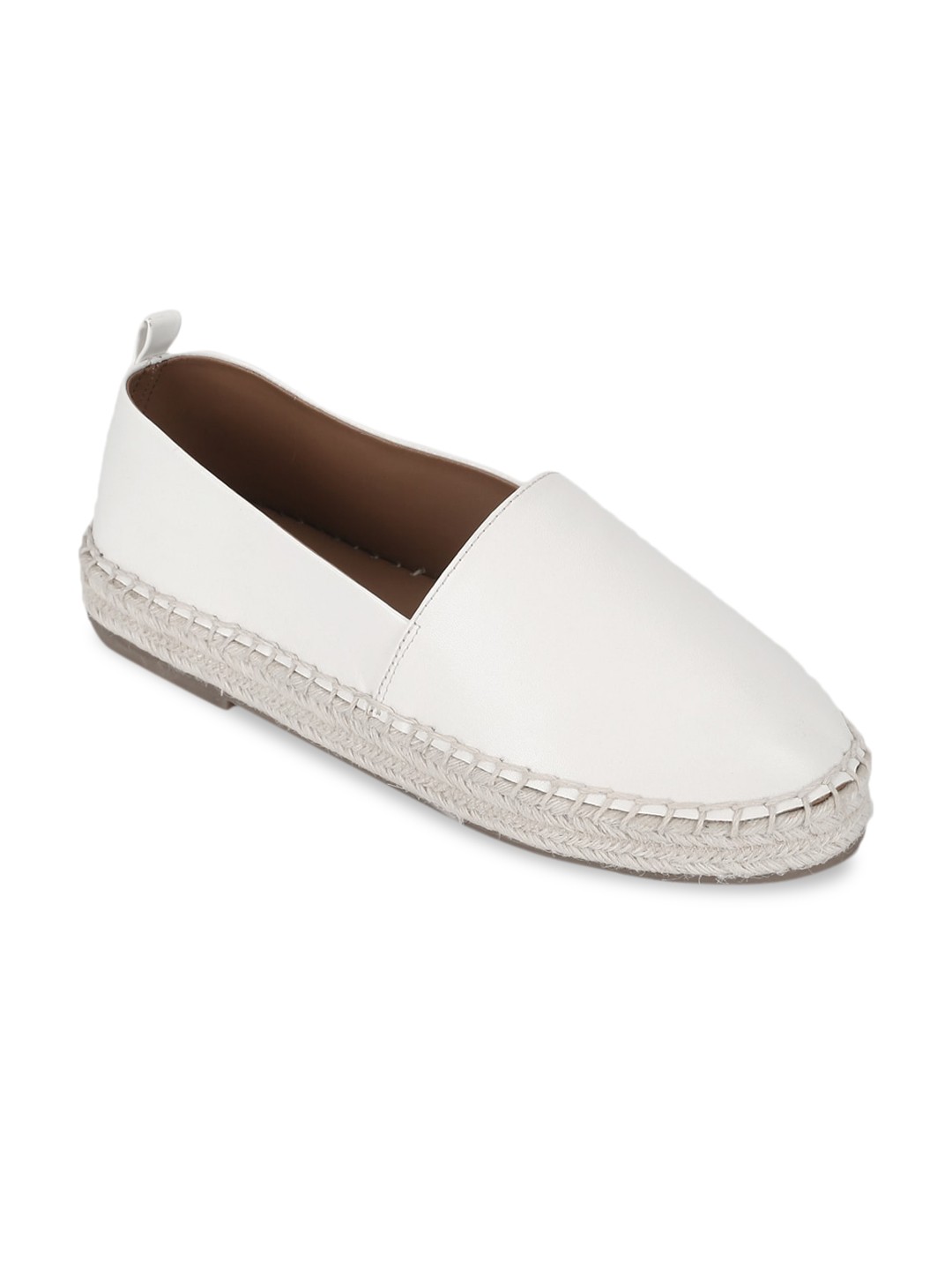 

Truffle Collection Women White Solid Espadrilles