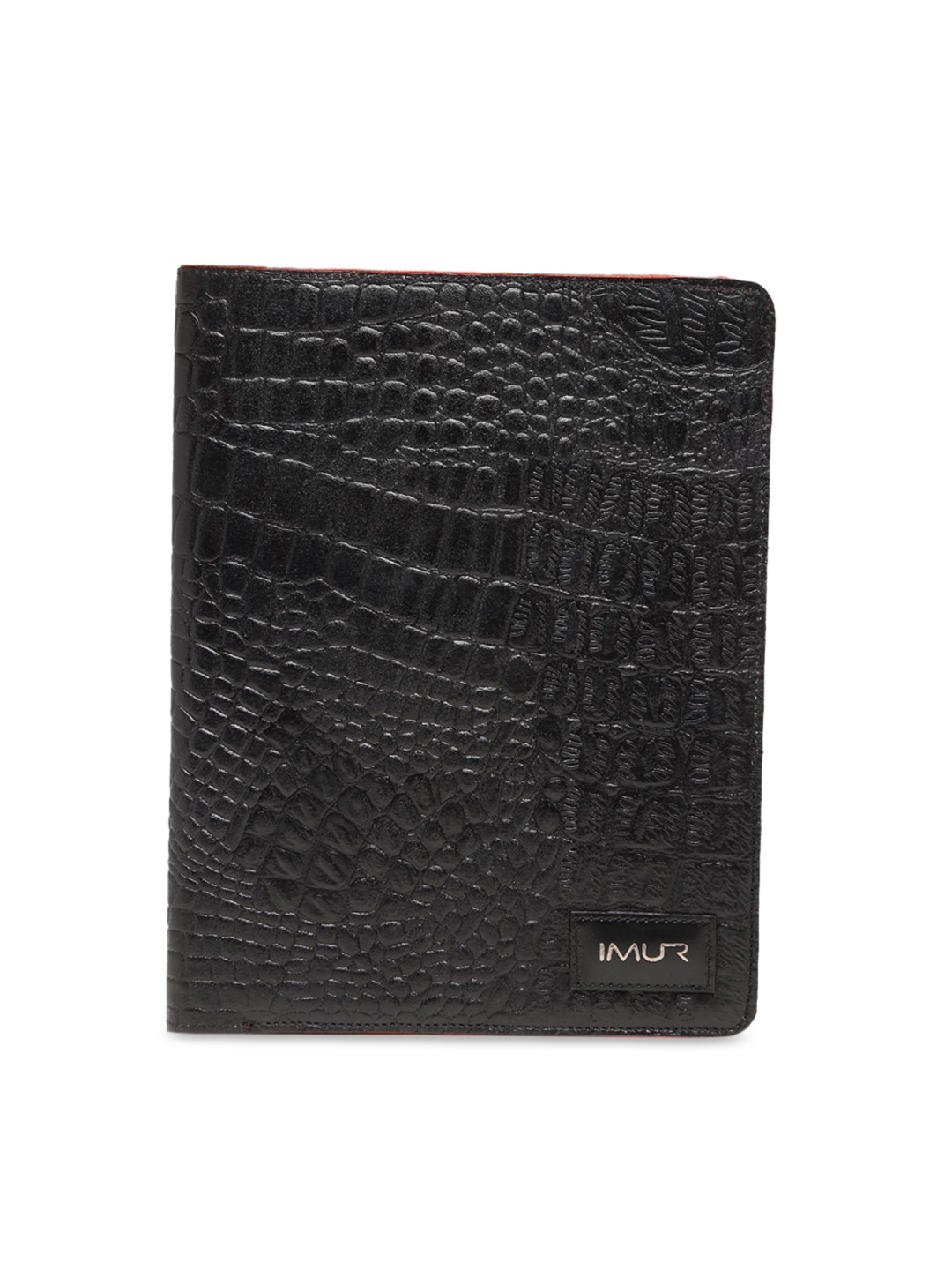 

IMUR Black Textured Leather Ipad Sleeve