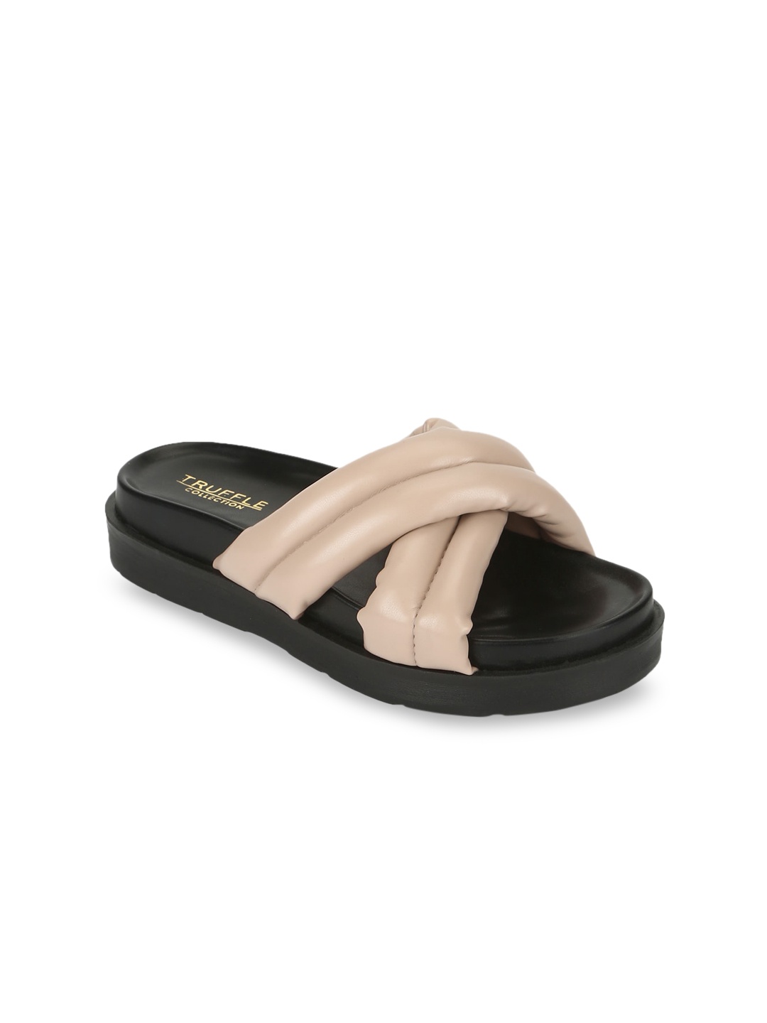 

Truffle Collection Nude-Coloured Flatform Heels