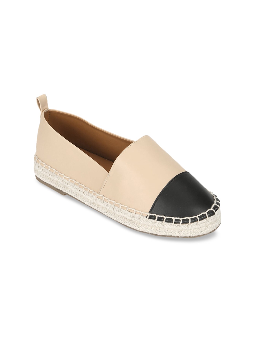 

Truffle Collection Women Beige Colourblocked Espadrilles
