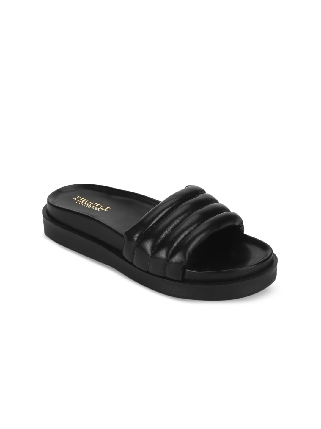

Truffle Collection Women Black Open Toe Flats