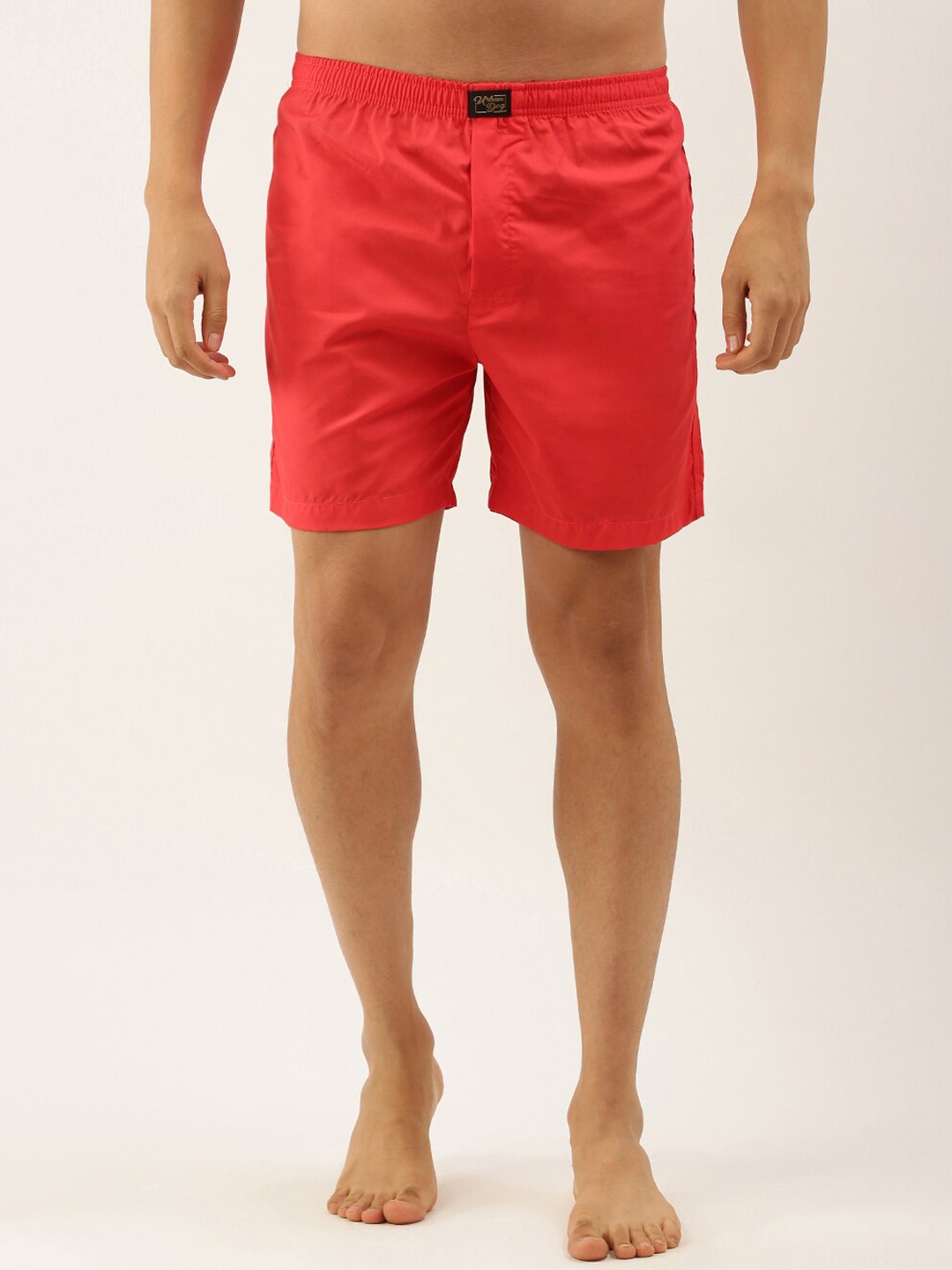 

Urban Dog Men Red Solid Cotton Boxers UDBX438-M