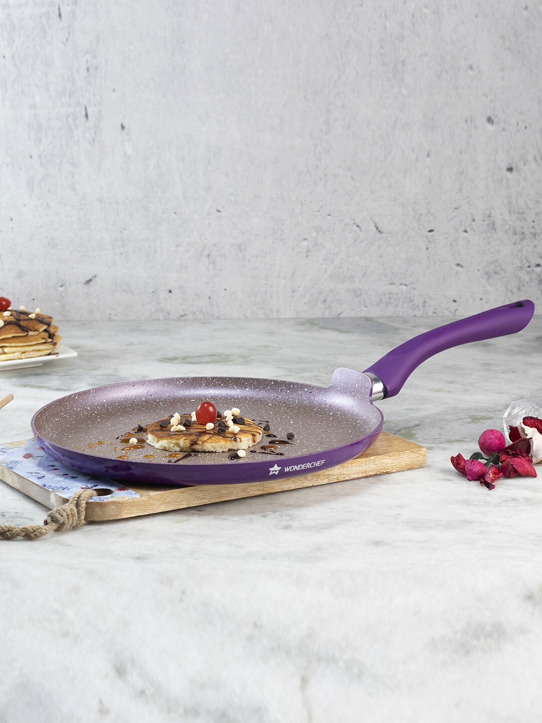 

Wonderchef Royal Velvet Purple Dosa Tava with Raise Lip