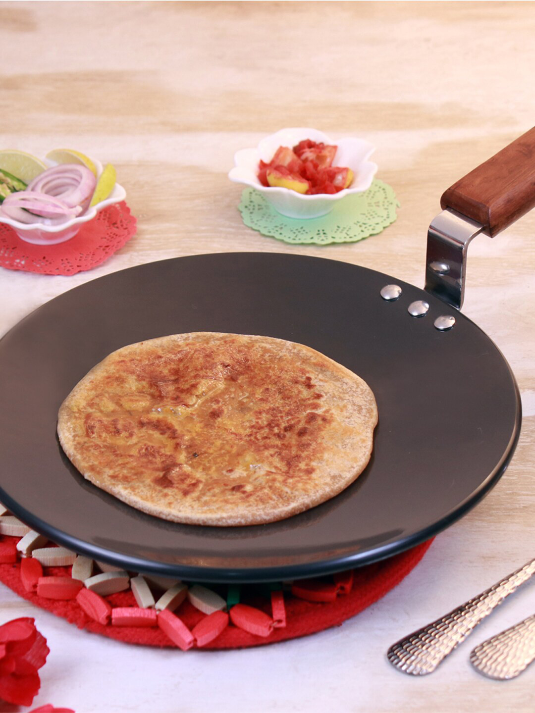 

Wonderchef Grey Ebony Roti Tava