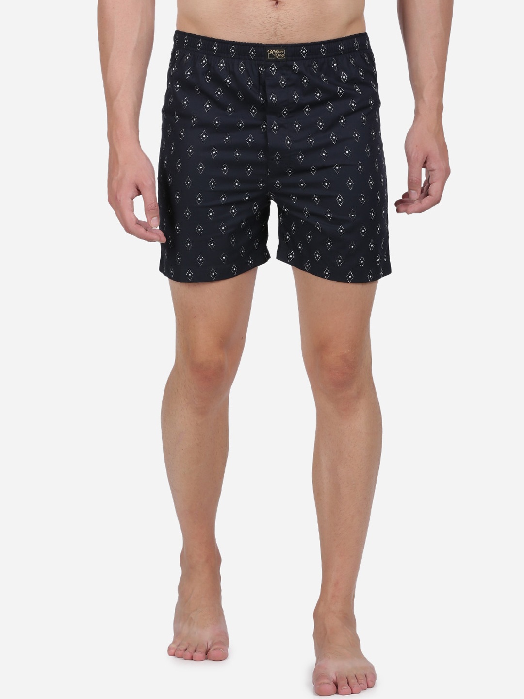 

Urban Dog Men Black Printed Cotton Boxers UDBX271-M