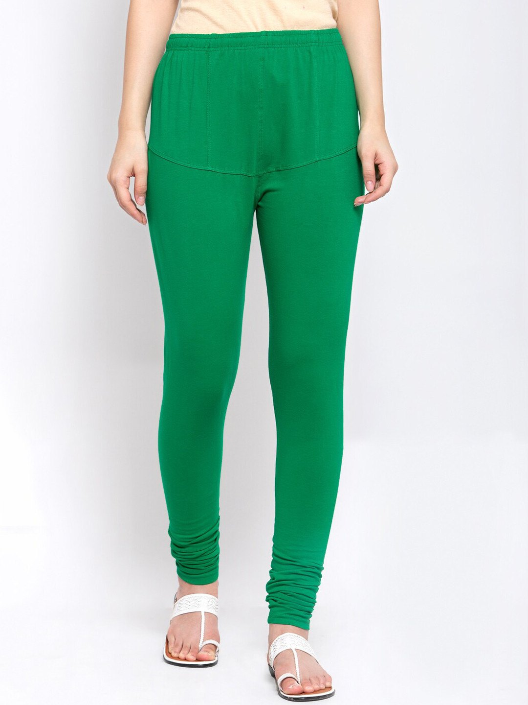 

Klotthe Women Green Churidar-length legging
