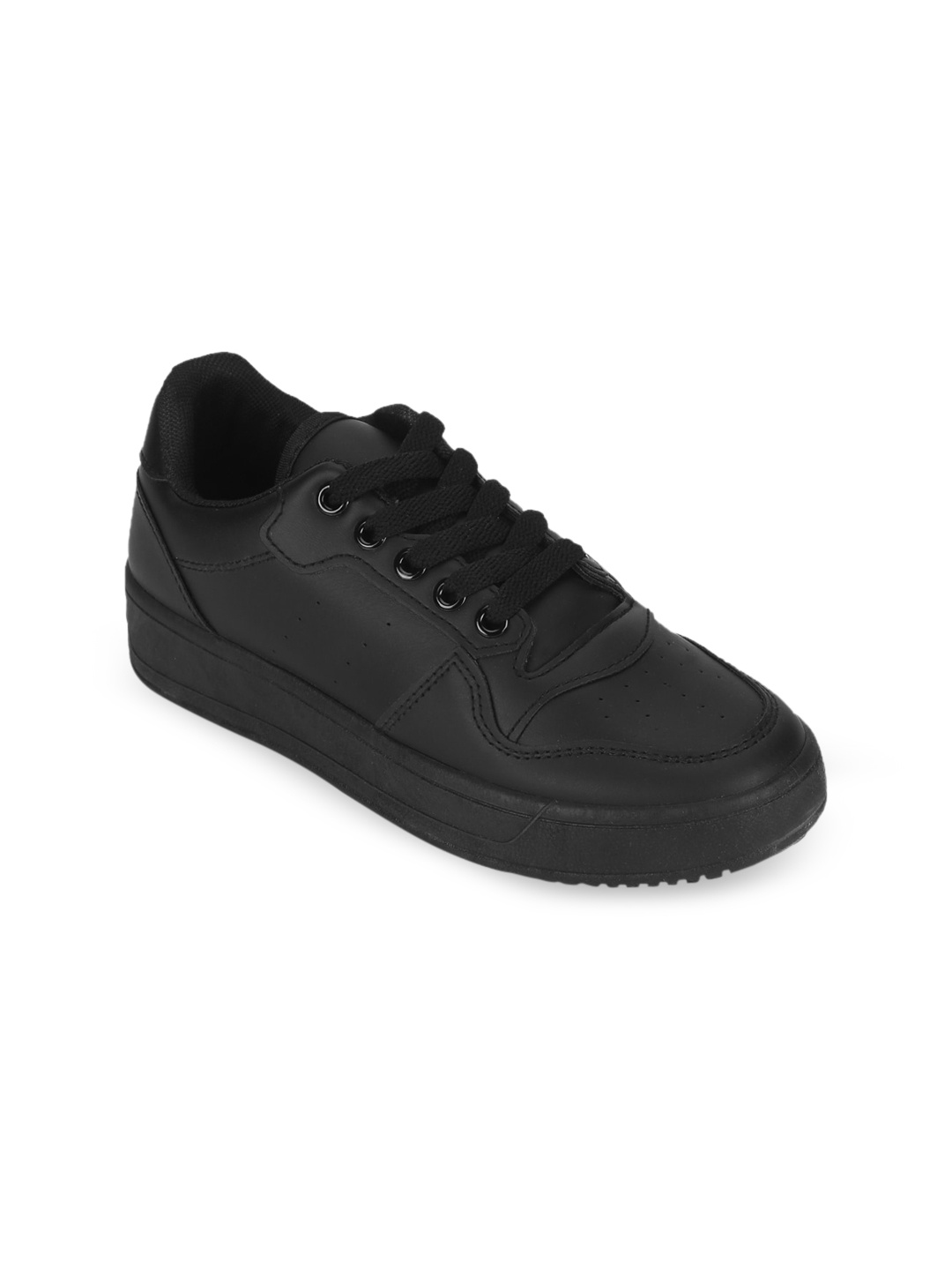 

Truffle Collection Women Black PU Sneakers