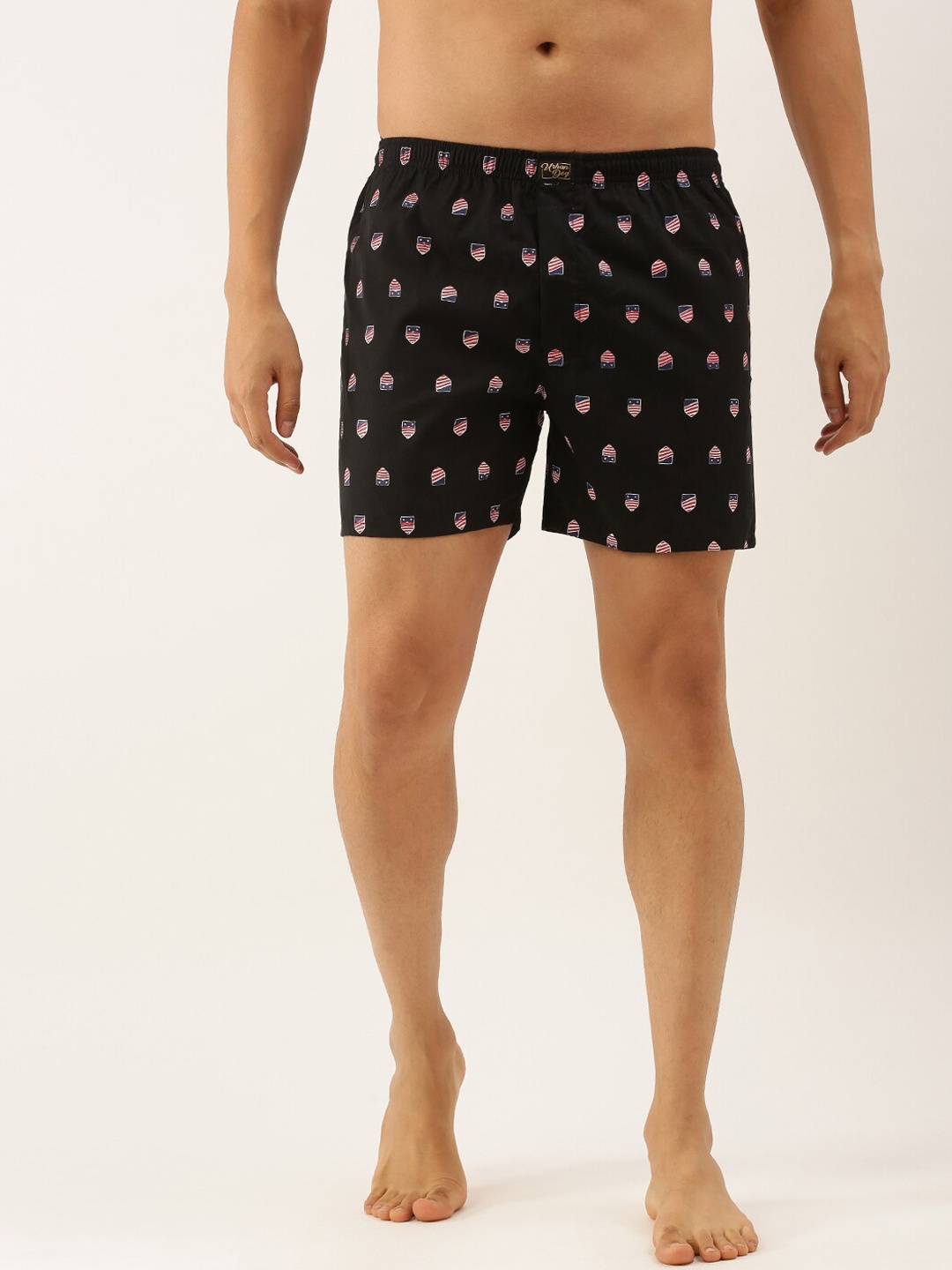 

Urban Dog Men Black Assorted Boxers UDBX407-M