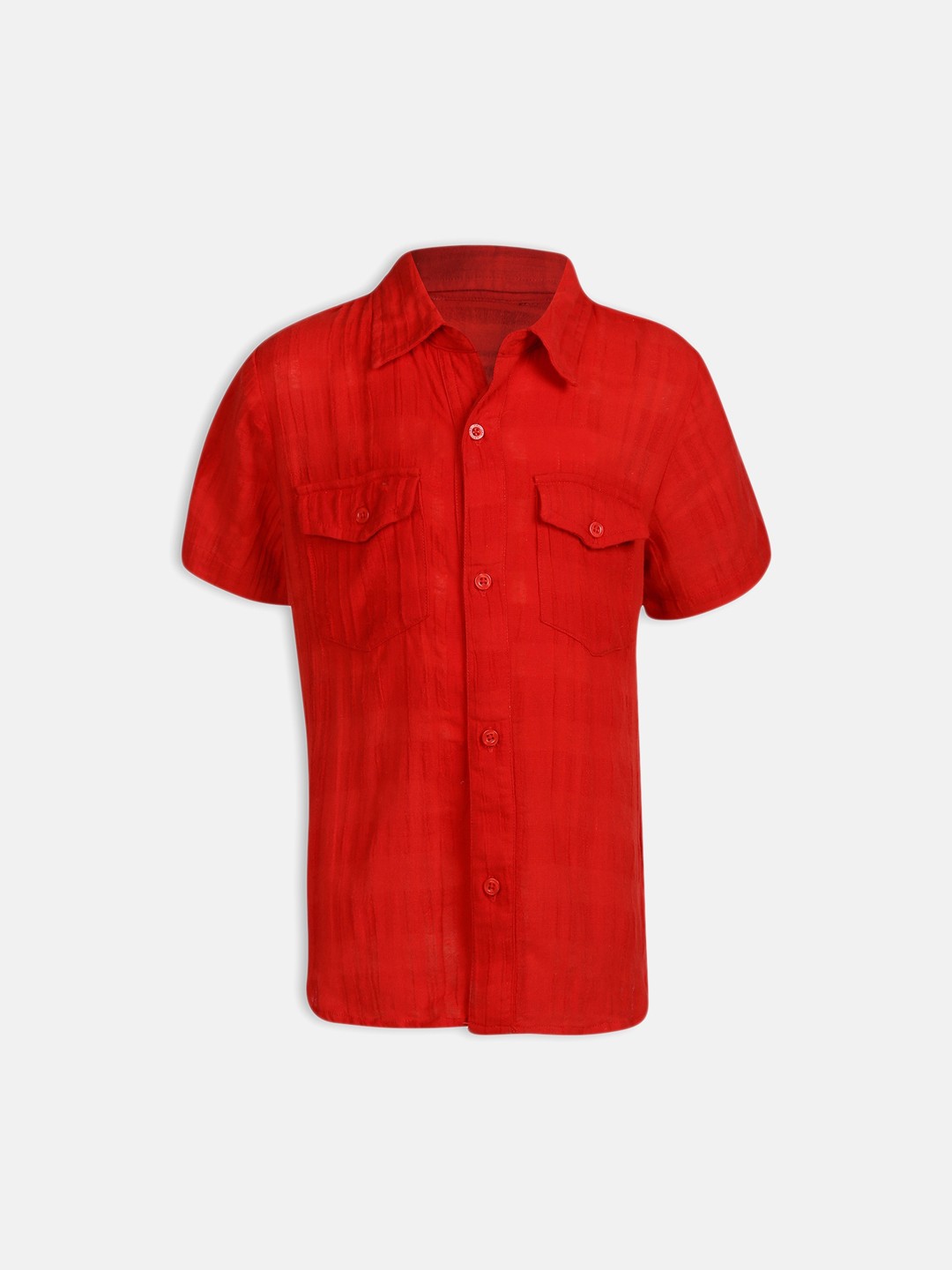 

Oxolloxo Boys Red Casual Shirt