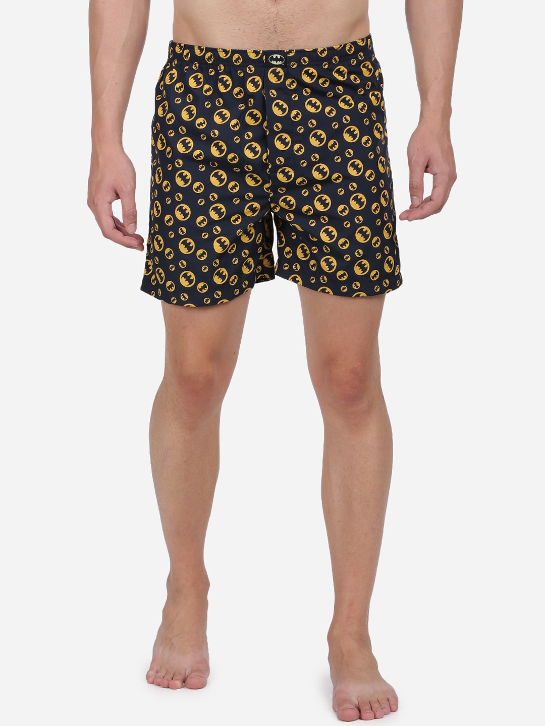 

DC Comics Men Black Batman printed Pure Cotton Boxers, Assorted
