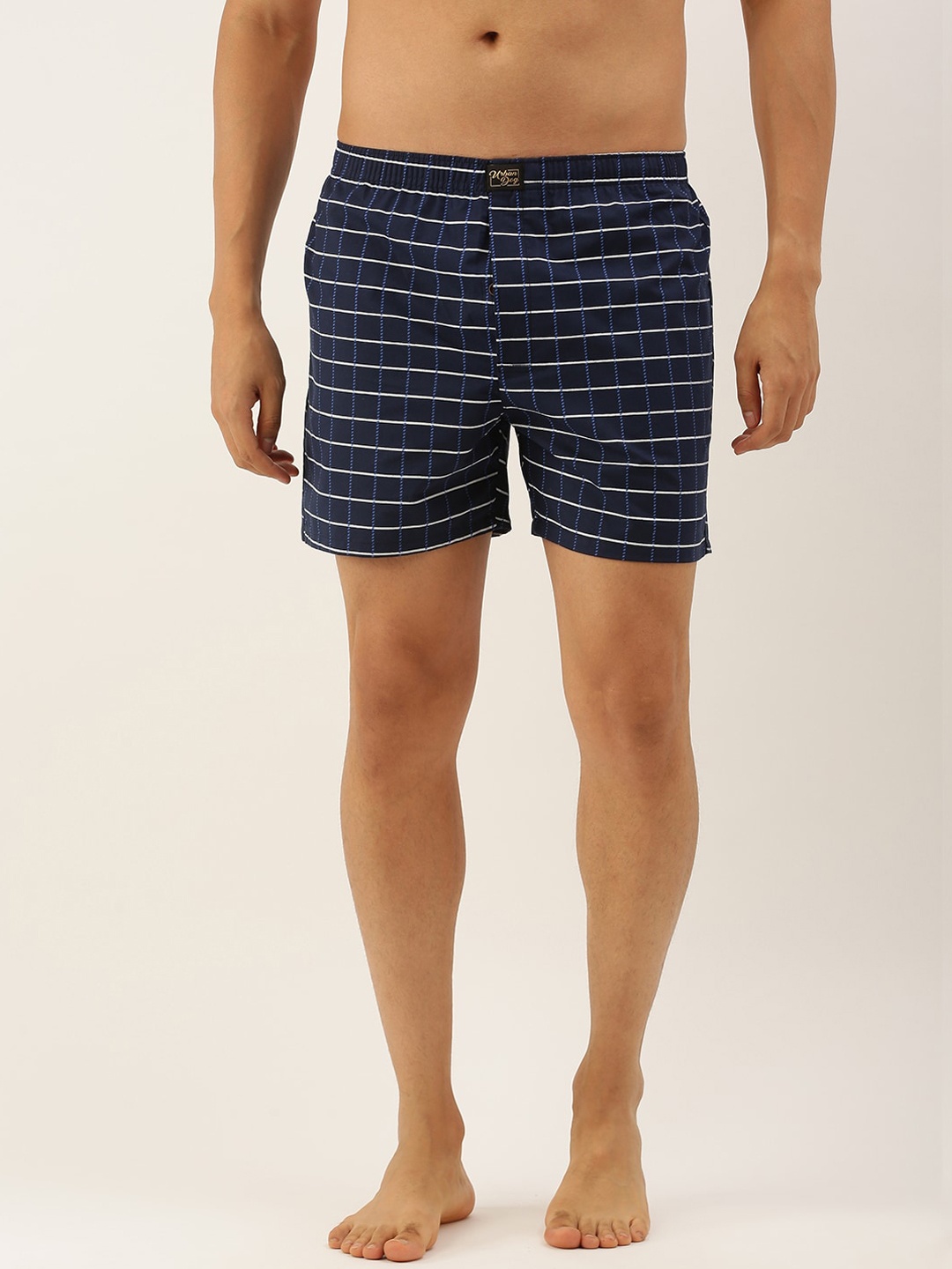 

Urban Dog Men Assorted Pure Cotton Woven Boxer UDBX425-M