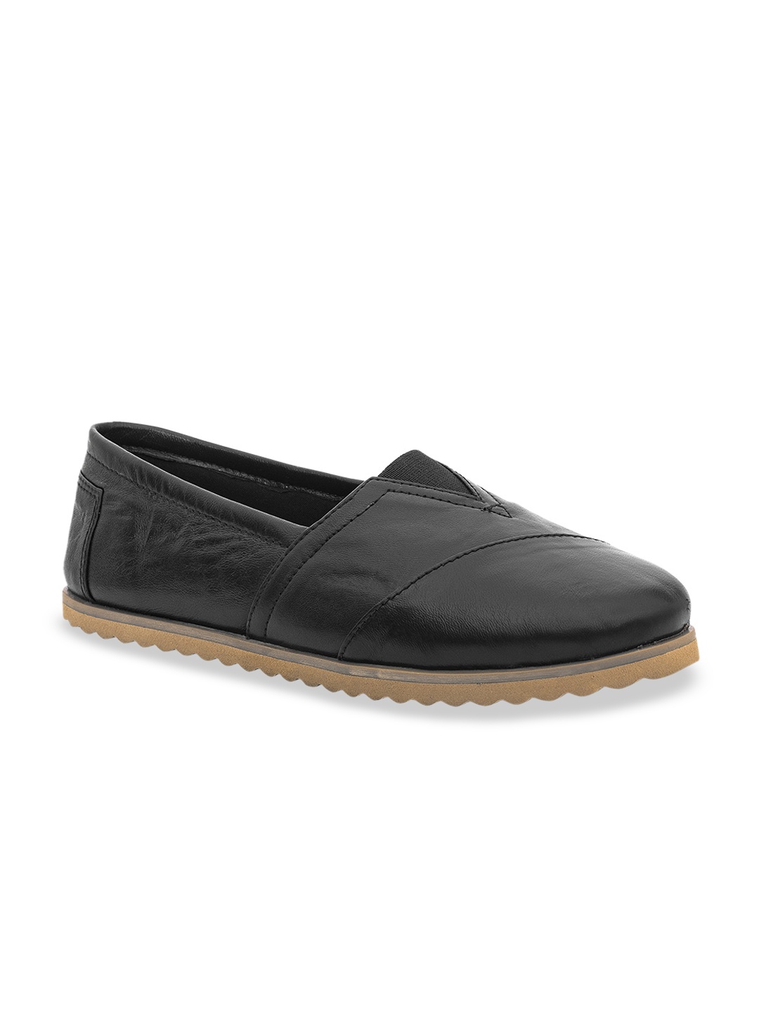 

Eske Men Black Leather Loafers