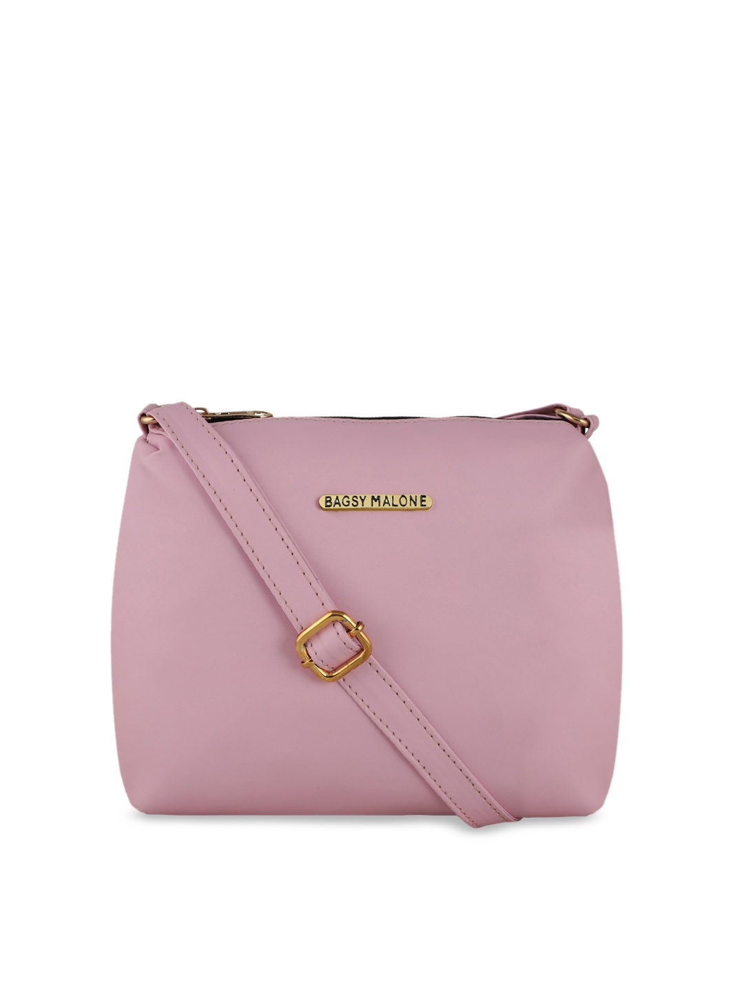 

Bagsy Malone Pink PU Structured Sling Bag