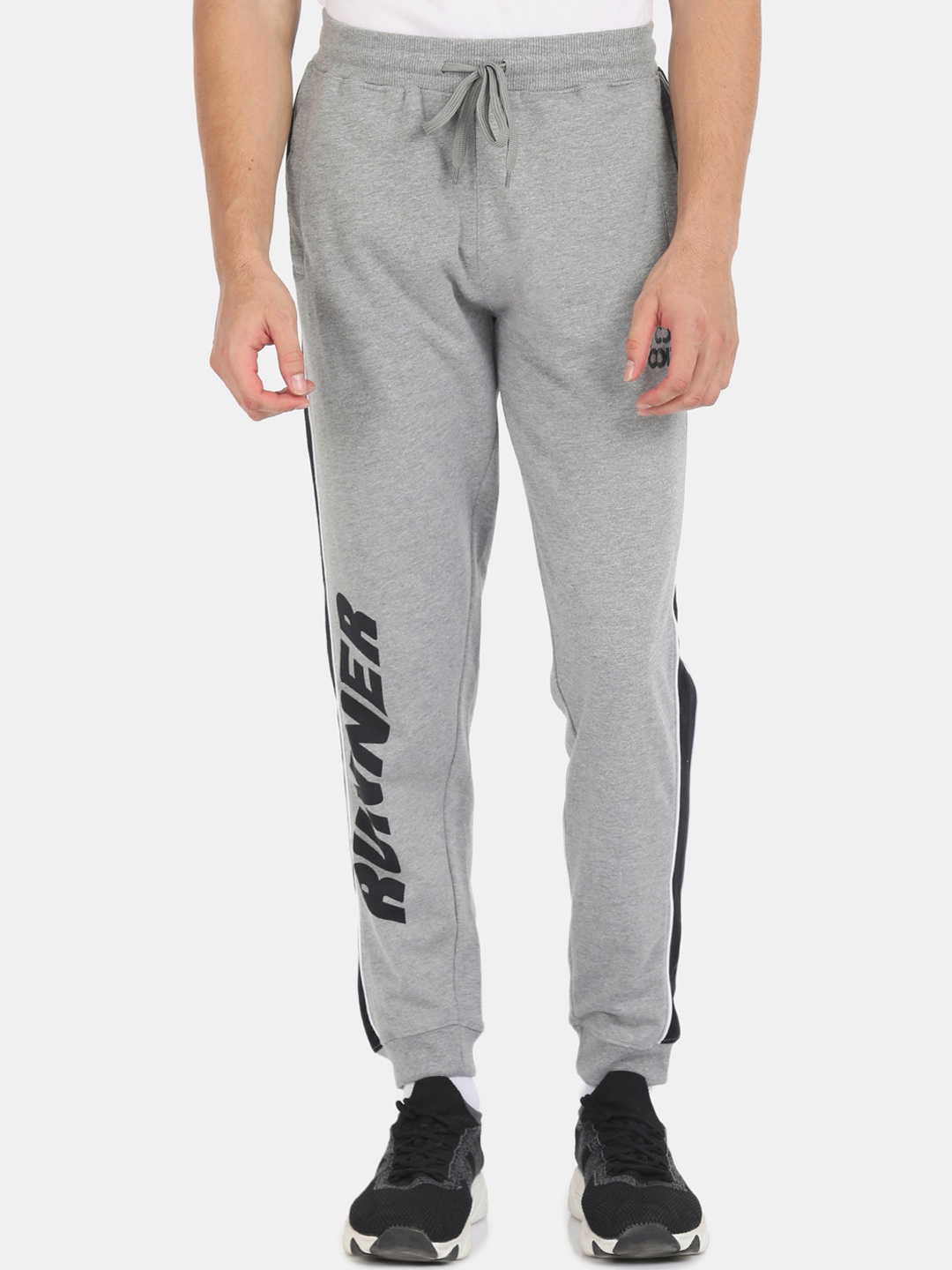 

Colt Men Grey Printed Joggers