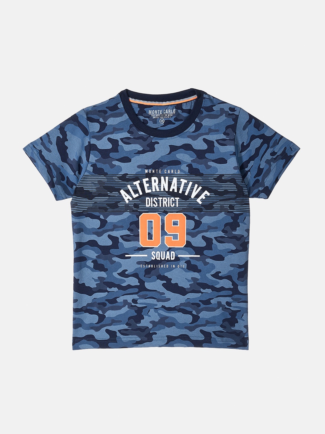

Monte Carlo Boys Blue Printed T-shirt