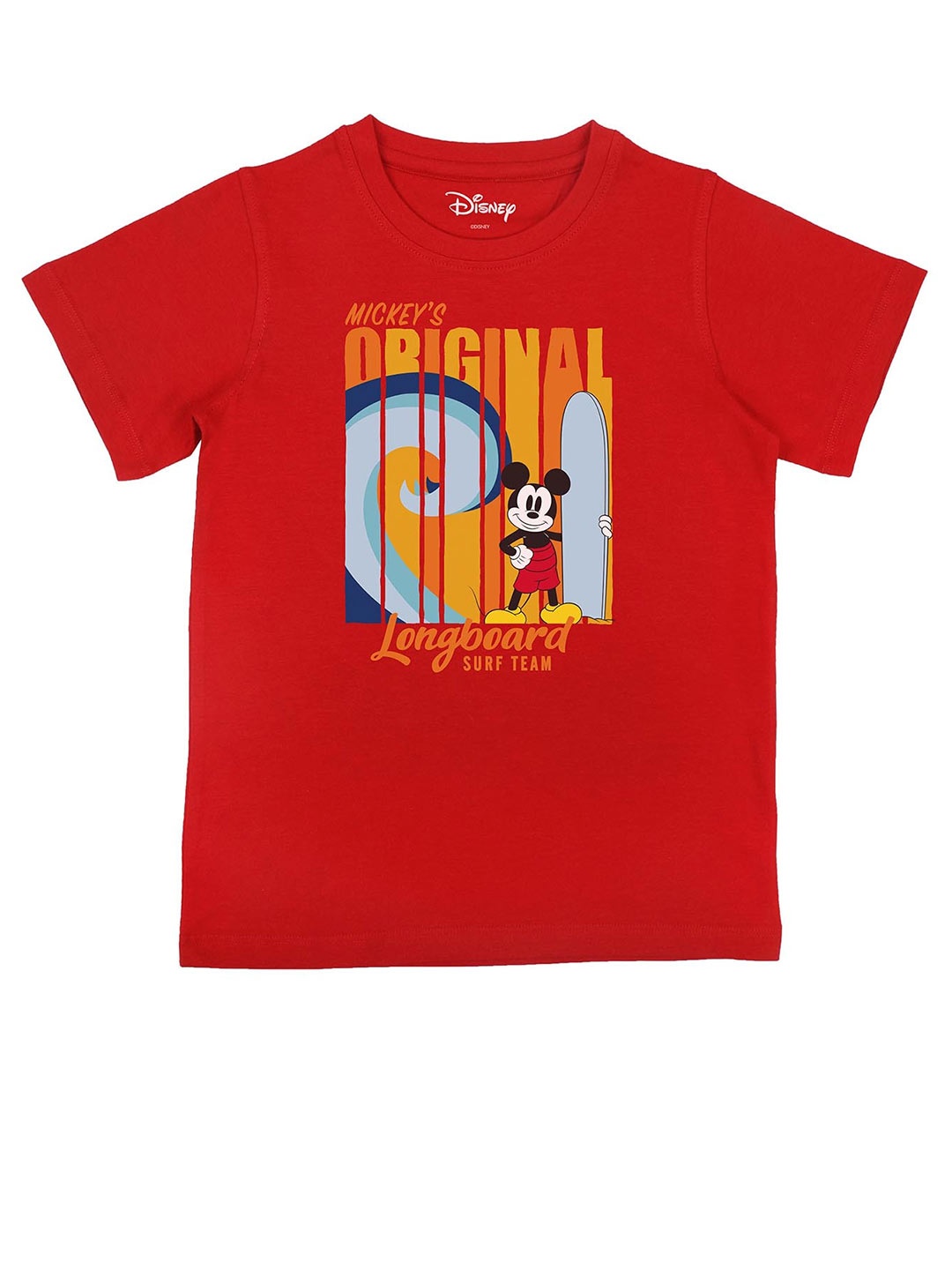 

Disney by Wear Your Mind Boys Red Printed T-shirt