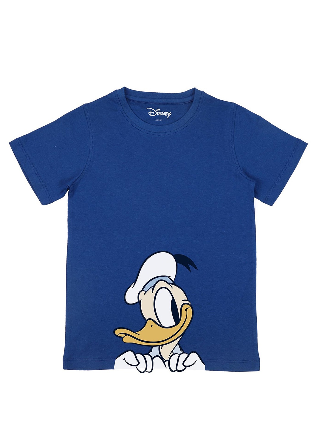 

Disney by Wear Your Mind Boys Blue Donald Duck Printed T-shirt