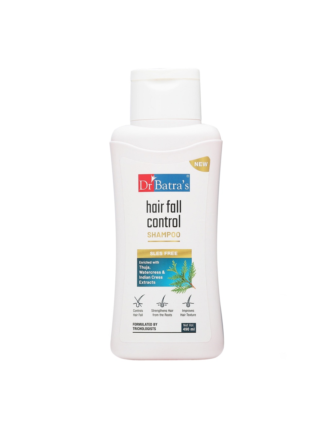 

Dr Batra's Hair Fall Control Shampoo - 490 ml, Brown