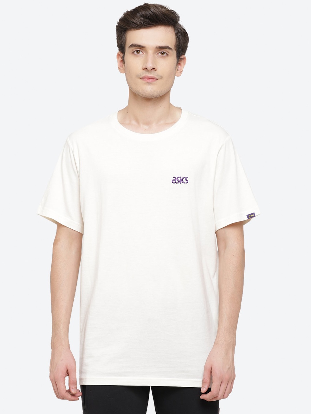 

ASICS Men Pure Cotton JSY JPN GPX SS 1 Walking T-shirt, Cream