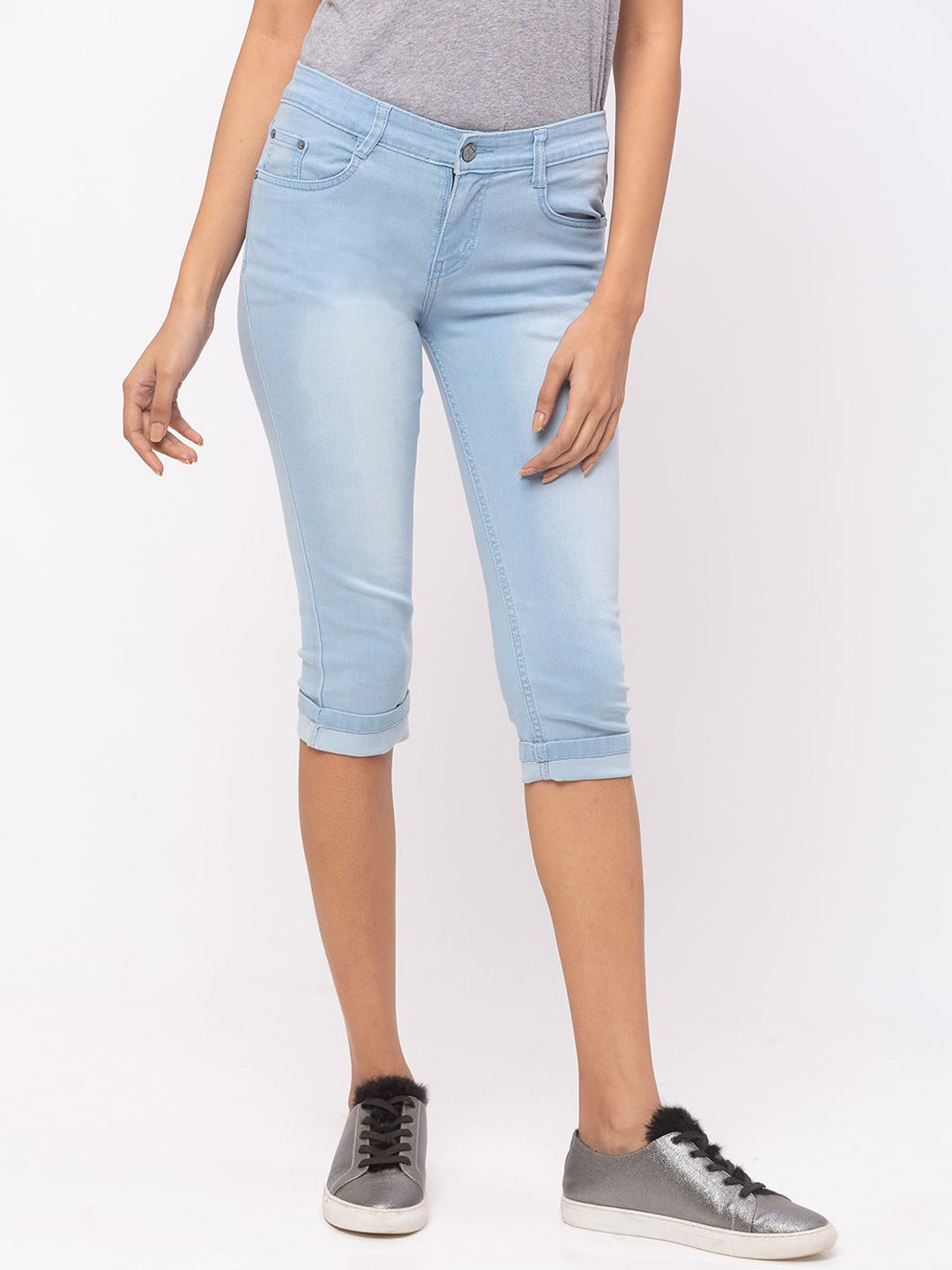

ZOLA Women Blue Capris