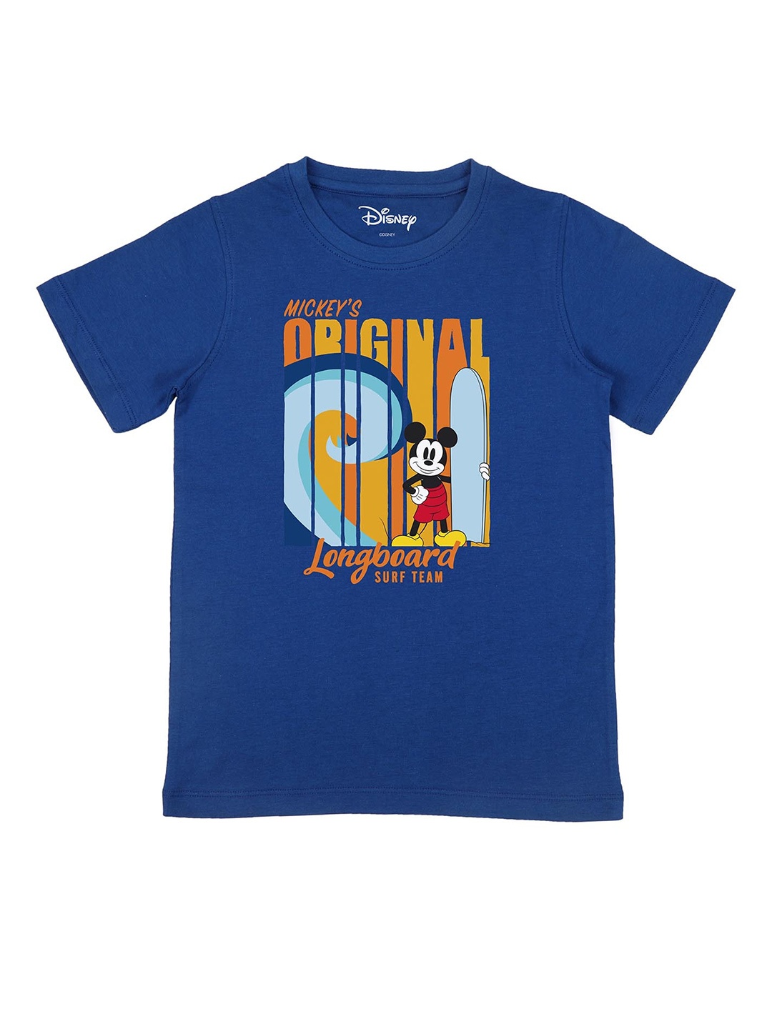 

Disney by Wear Your Mind Boys Blue Printed T-shirt