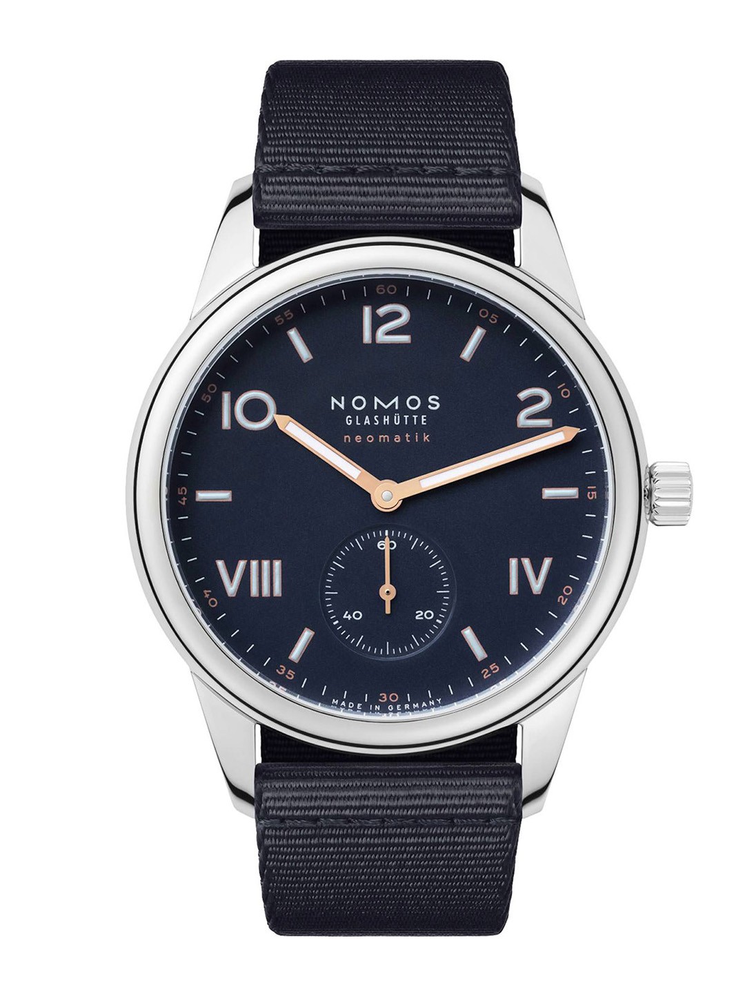 

Nomos Glashutte Men Blue Dial & Blue Straps Analogue Automatic Motion Powered Watch