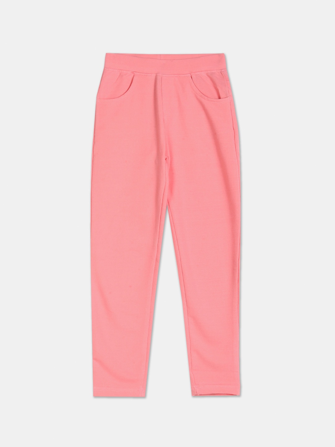 

Cherokee Girls Pink Solid Treggings