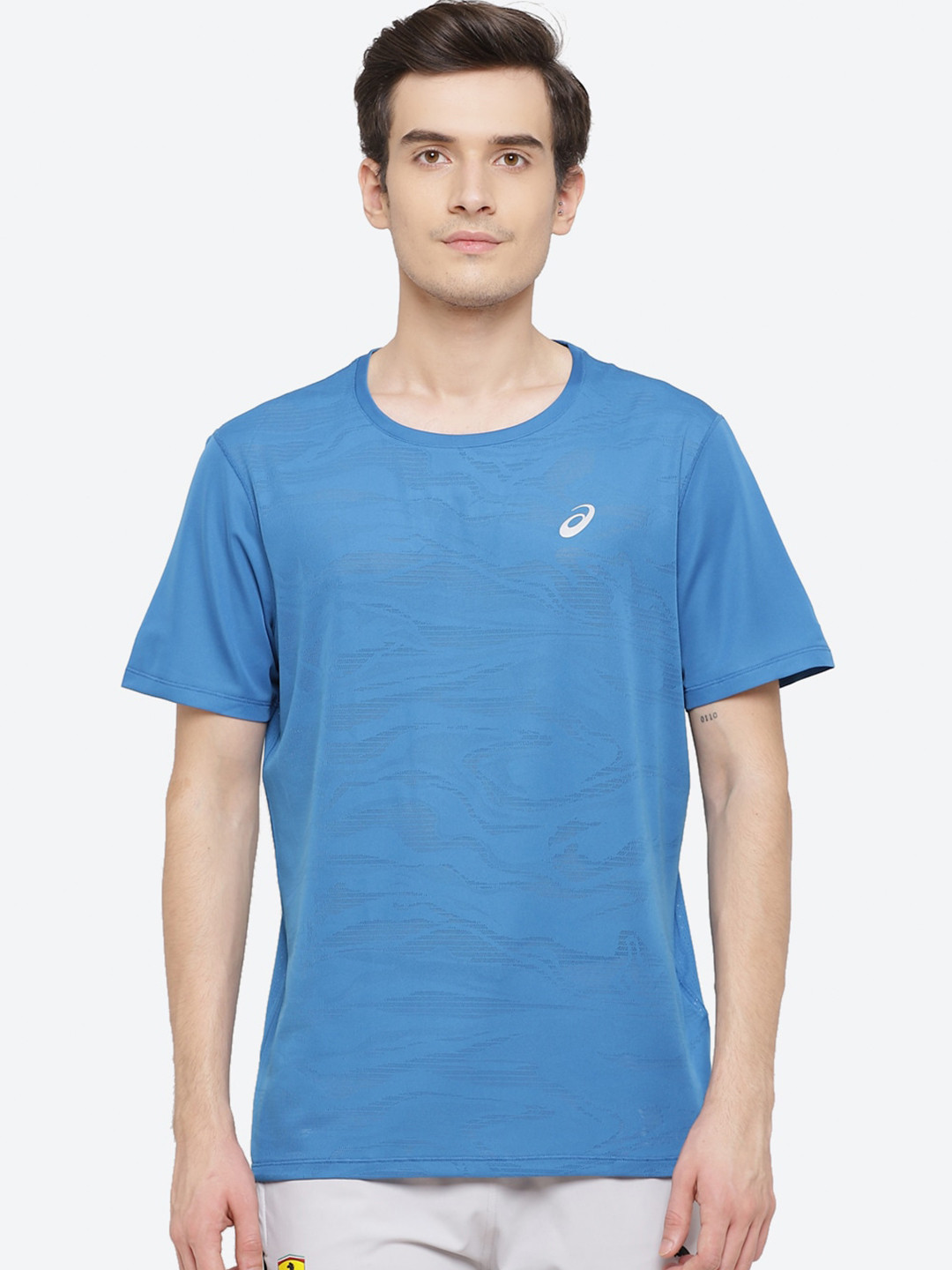 

ASICS Ventilate Men Blue Running T-shirt
