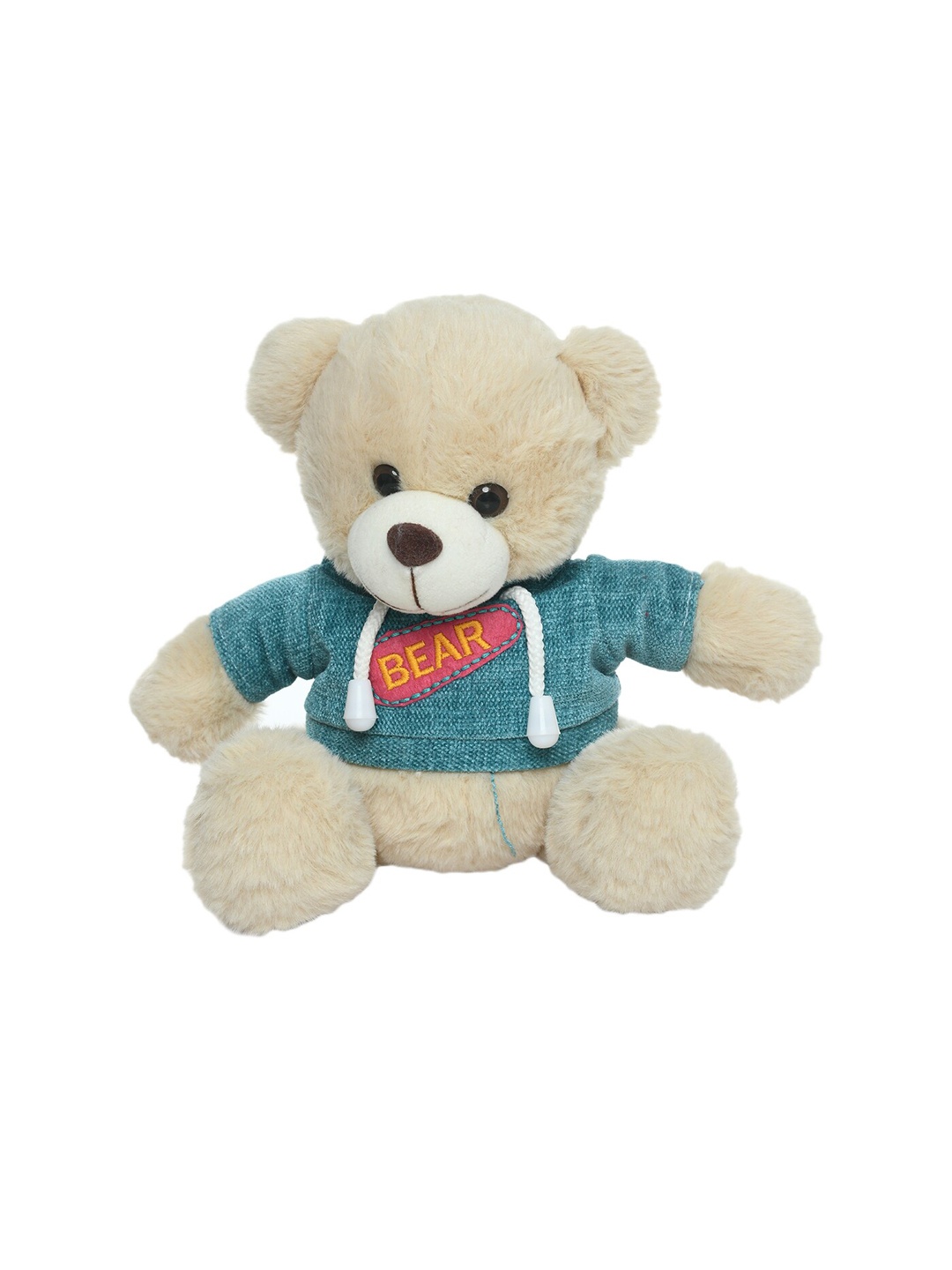 

DukieKooky Kids Beige & Blue Hoodie Dress Teddy Bear Soft Toy
