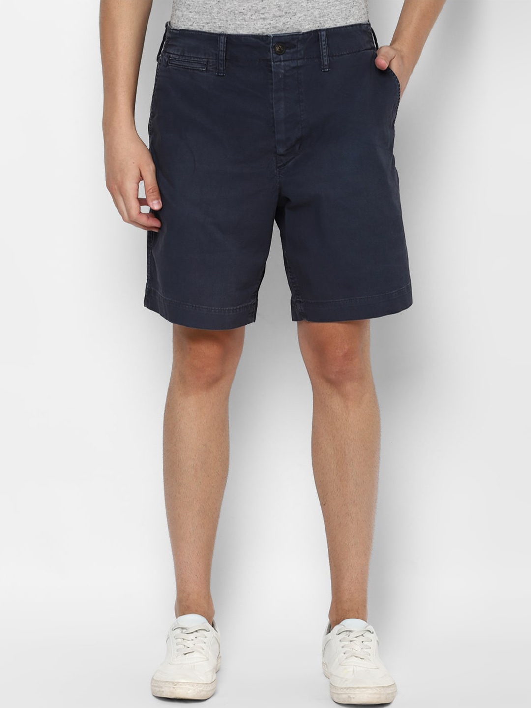 

AMERICAN EAGLE OUTFITTERS Men Blue Mid-Rise Regular Shorts
