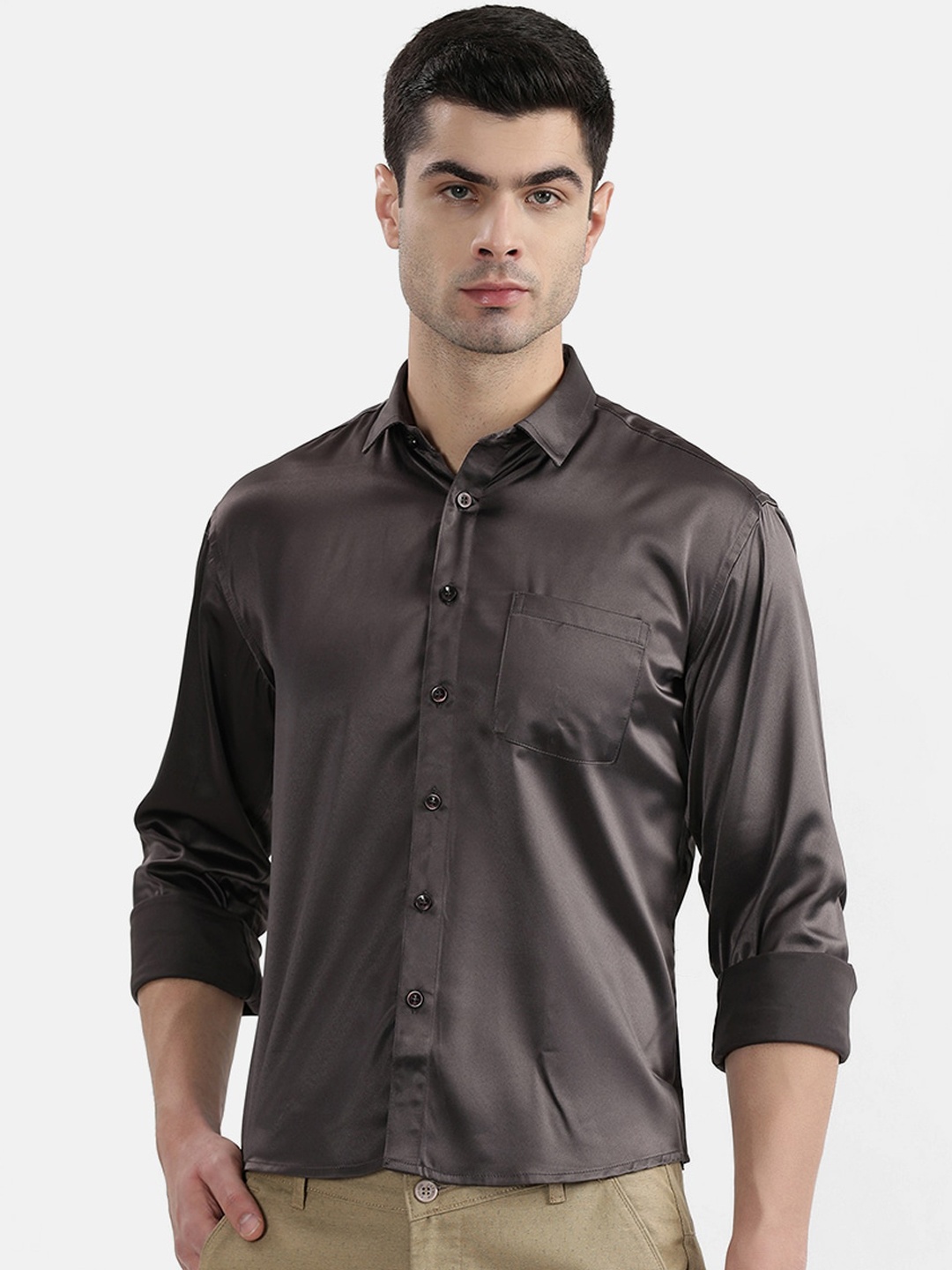 

V2 Value & Variety Men Brown Casual Shirt