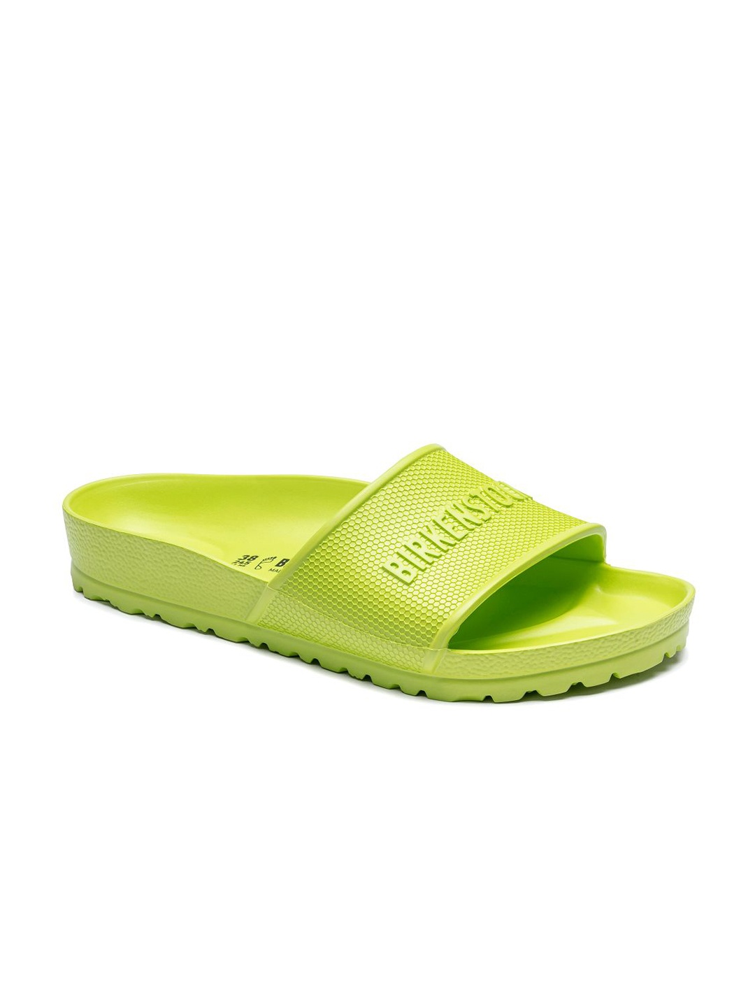 Birkenstock Barbados Eva Active Lime Regular Width Eva Beach Sandals, Green